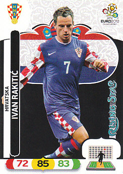 Ivan Rakitic Croatia Panini UEFA EURO 2012 Rising Star #109